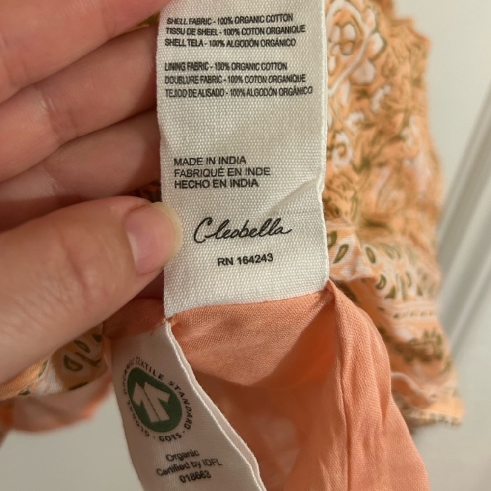NWT Cleobella Charlene floral multi print in Cecil blush ankle skirt Sz S cotton - Picture 8 of 11